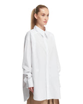 White Buttoned Oversized Shirt | PDP | dAgency