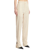 White Striped Trousers | PDP | dAgency