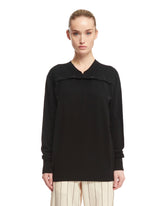 Black Buttoned Sweater - Women's knitwear | PLP | dAgency
