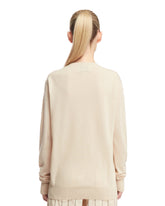 White Buttoned Sweater | PDP | dAgency