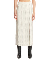 White Jillie Fringed Skirt - Women's skirts | PLP | dAgency