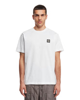 White Logoed T-Shirt - STONE ISLAND | PLP | dAgency
