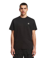 Black Logoed T-Shirt - STONE ISLAND | PLP | dAgency