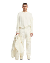 White Logoed Pants - Men's trousers | PLP | dAgency