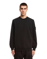 Black Logoed Sweatshirt - STONE ISLAND | PLP | dAgency