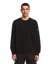 Black Logoed Sweatshirt - STONE ISLAND | PLP | dAgency