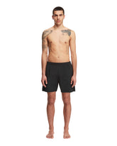 Black Logoed Swim Shorts - Stone Island men | PLP | dAgency