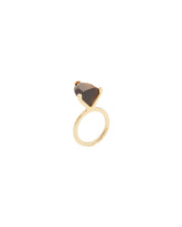 Golden Brown Gemstone Ring - SUOT STUDIO WOMEN | PLP | dAgency