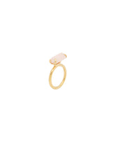 Half Cut Pink Opal Ring - SUOT STUDIO WOMEN | PLP | dAgency