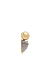 Half Cut Labrodite Earring - Women's accessories | PLP | dAgency