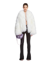 White Fur Short Coat - the attico women | PLP | dAgency