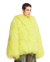 Yellow Fur Short Coat | PDP | dAgency