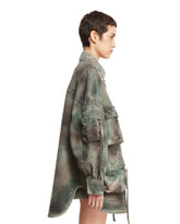 Green Fern Camouflage Coat | PDP | dAgency