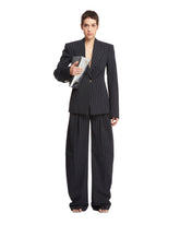 Gary Blue Pinstripe Trousers - Women's trousers | PLP | dAgency