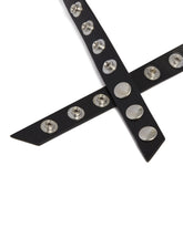 Black Leather Snaps Belt - Women's belts | PLP | dAgency