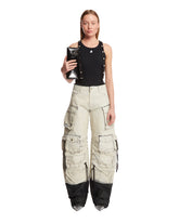 White Painted Cargo Pants - the attico women | PLP | dAgency