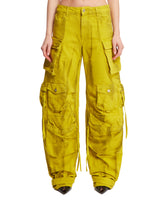Yellow Cargo Pants - the attico women | PLP | dAgency