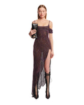 Dark Purple Sequin Dress - the attico women | PLP | dAgency