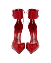 Red Ankle Strap Pumps | PDP | dAgency