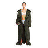 Green Tailoring Long Coat - Women's Coats | PLP | dAgency