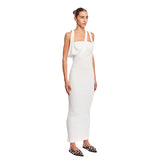 White Jersey Midi Dress | PDP | dAgency
