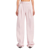 Pink Tailoring Long Pants - the attico women | PLP | dAgency