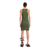 Green Ribbed Mini Dress | PDP | dAgency