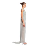 Gray Sheer Long dress - THE ATTICO | PLP | dAgency
