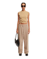 Beige Fold-Up Trousers - THE ROW | PLP | dAgency