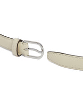 White Leather Belt | PDP | dAgency