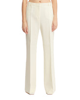 White Tailored Trousers - Women's trousers | PLP | dAgency
