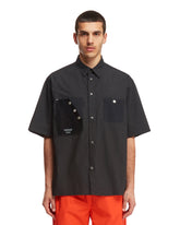 Black PVC Pocket Shirt - UNDERCOVER MEN | PLP | dAgency