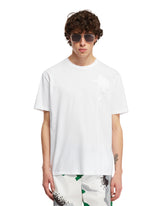 White Floral Detail T-Shirt - VALENTINO GARAVANI MEN | PLP | dAgency