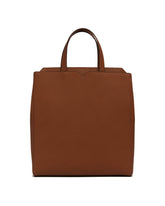 Brown Leather V-Tote - New arrivals men's bags | PLP | dAgency