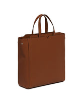 Brown Leather V-Tote - New arrivals men's bags | PLP | dAgency