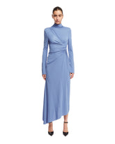 Light Blue Draped Dress - VICTORIA BECKHAM | PLP | dAgency