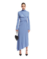 Light Blue Draped Dress - VICTORIA BECKHAM WOMEN | PLP | dAgency
