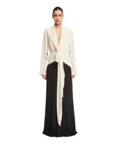 Tie Detail Silk Gown - Women's shirts | PLP | dAgency