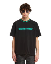 Black Logoed T-Shirt - WALES BONNER MEN | PLP | dAgency