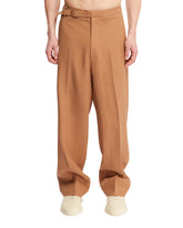 Brown Integrated Belt Pants - Men's trousers | PLP | dAgency